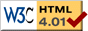Valid HTML4.01!